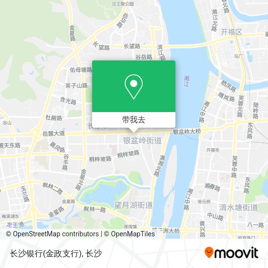 长沙银行(金政支行)地图