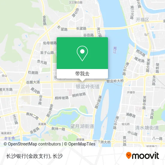 长沙银行(金政支行)地图
