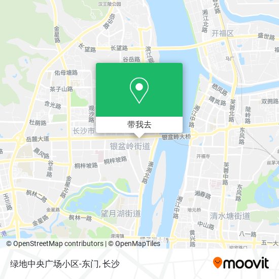绿地中央广场小区-东门地图