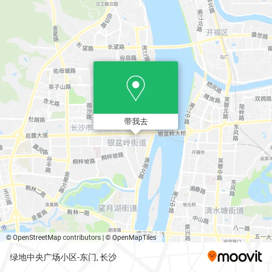 绿地中央广场小区-东门地图