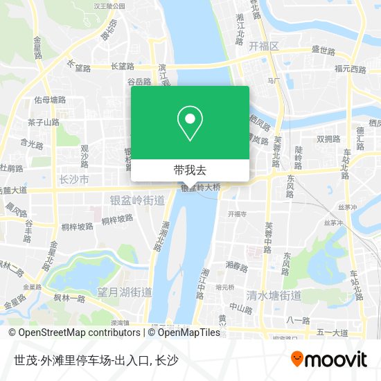 世茂·外滩里停车场-出入口地图