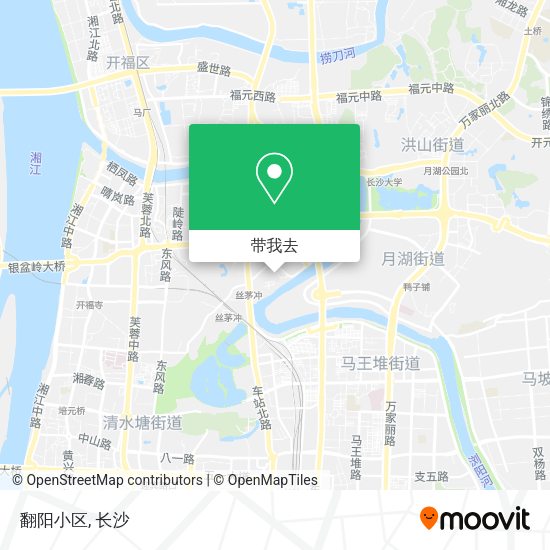 翻阳小区地图