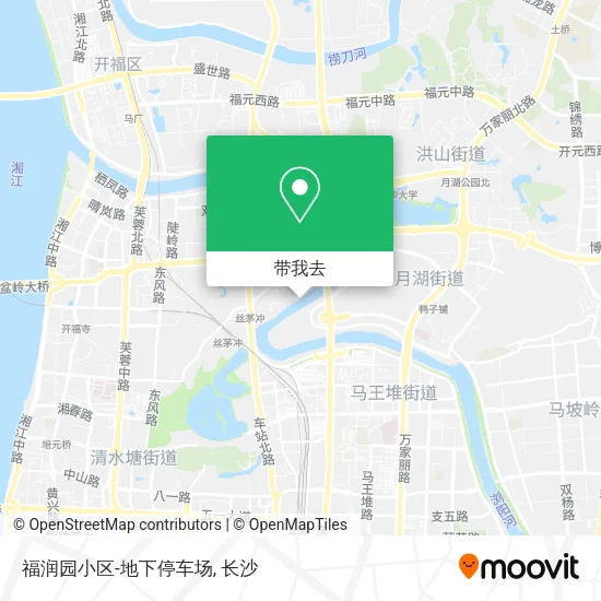 福润园小区-地下停车场地图