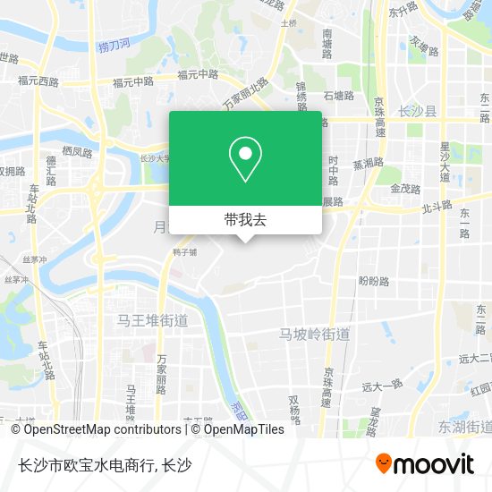 长沙市欧宝水电商行地图