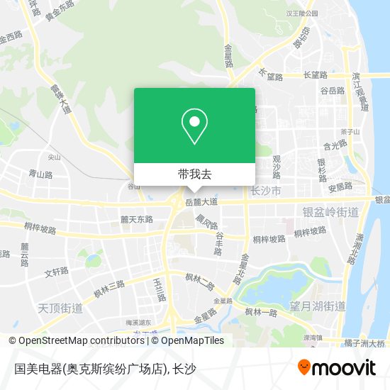 国美电器(奥克斯缤纷广场店)地图