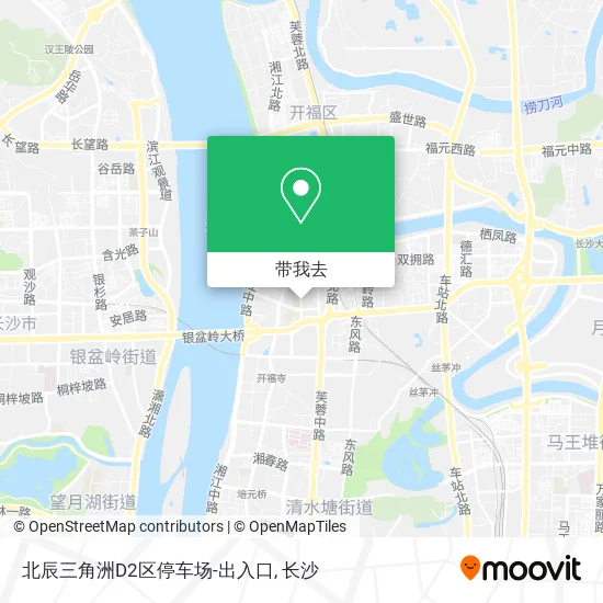 北辰三角洲D2区停车场-出入口地图