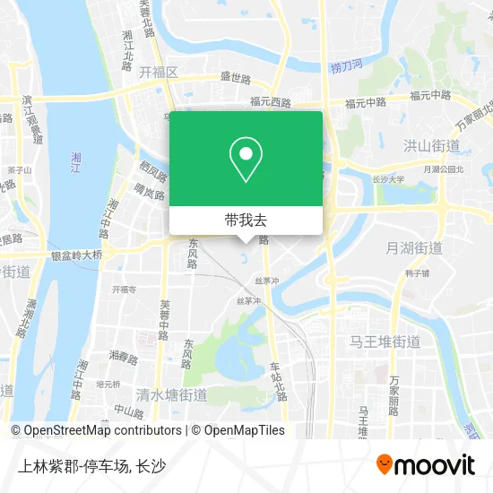 上林紫郡-停车场地图