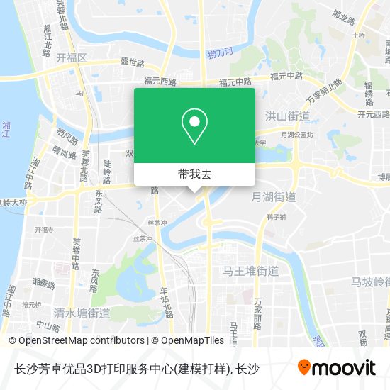 长沙芳卓优品3D打印服务中心(建模打样)地图