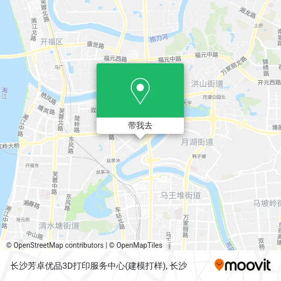 长沙芳卓优品3D打印服务中心(建模打样)地图