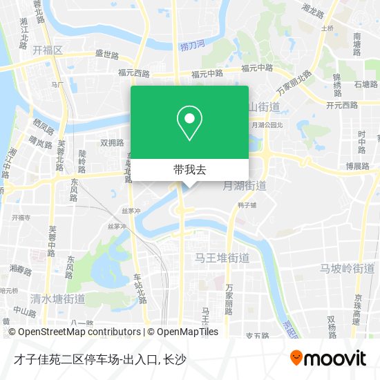 才子佳苑二区停车场-出入口地图