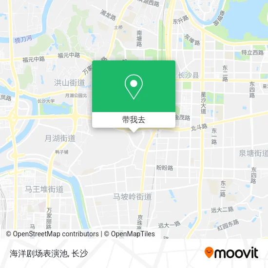 海洋剧场表演池地图