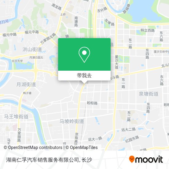 湖南仁孚汽车销售服务有限公司地图