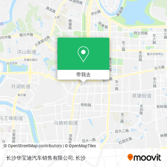 长沙华宝迪汽车销售有限公司地图