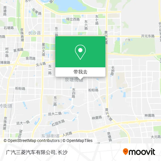 广汽三菱汽车有限公司地图