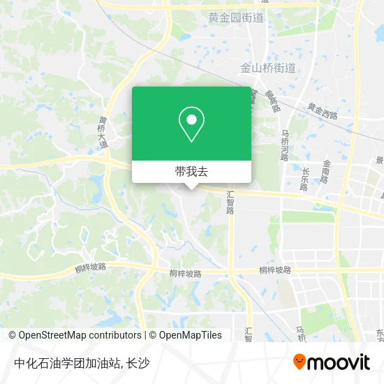 中化石油学团加油站地图