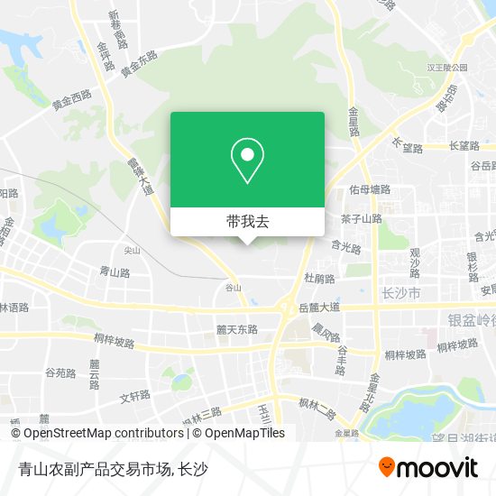 青山农副产品交易市场地图