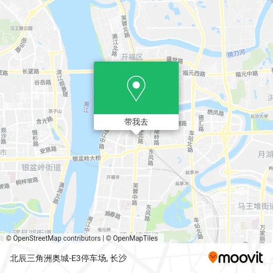 北辰三角洲奥城-E3停车场地图
