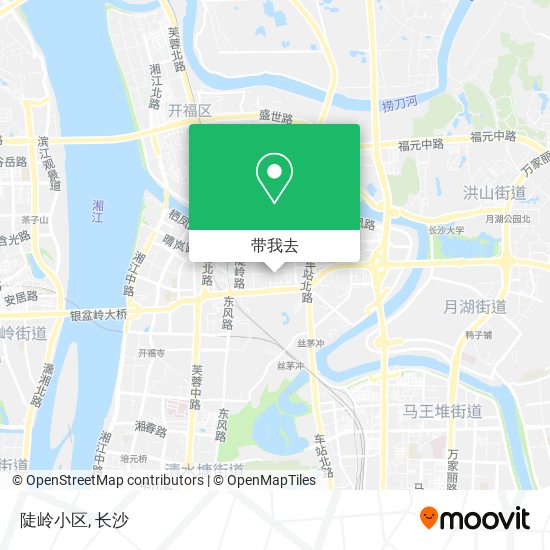 陡岭小区地图