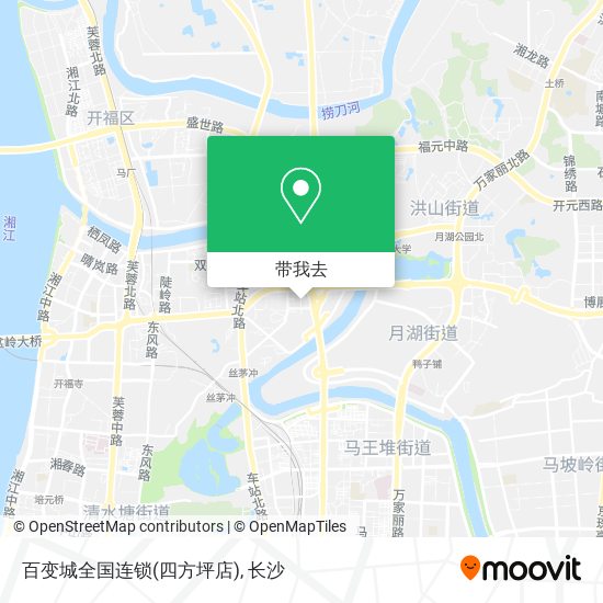百变城全国连锁(四方坪店)地图