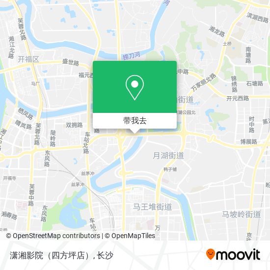 潇湘影院（四方坪店）地图