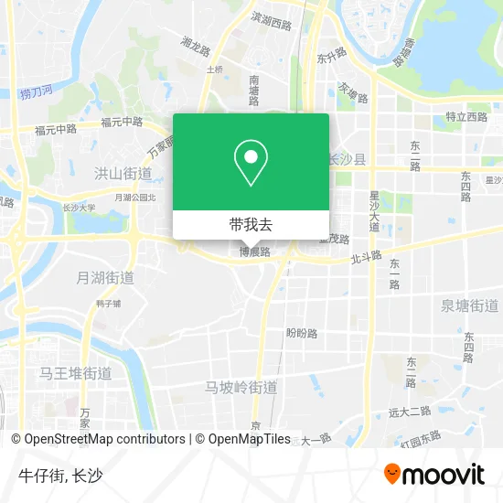 牛仔街地图