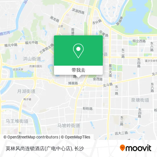 莫林风尚连锁酒店(广电中心店)地图