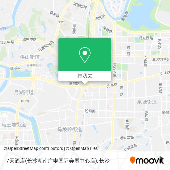 7天酒店(长沙湖南广电国际会展中心店)地图