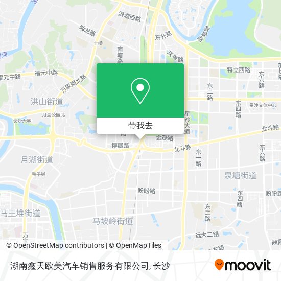 湖南鑫天欧美汽车销售服务有限公司地图