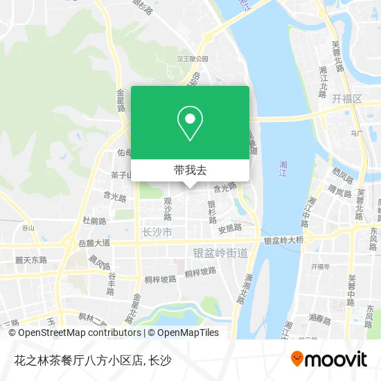 花之林茶餐厅八方小区店地图