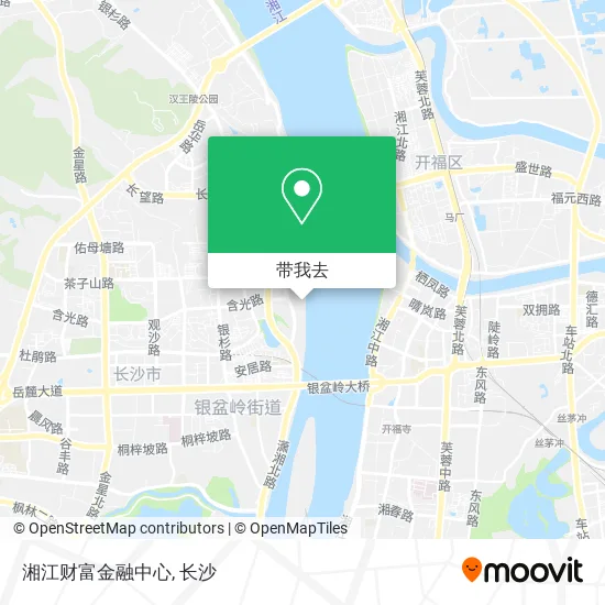 湘江财富金融中心地图