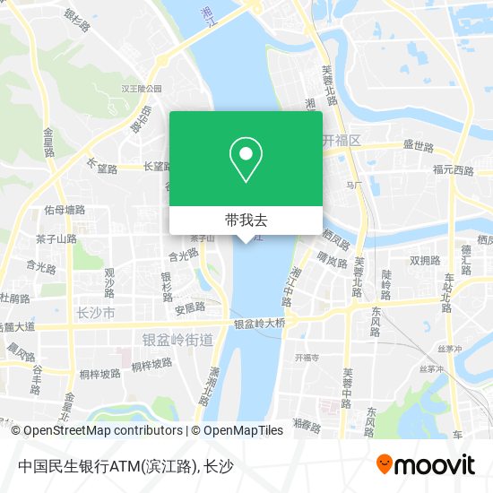 中国民生银行ATM(滨江路)地图
