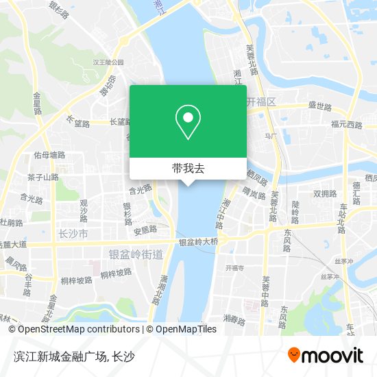 滨江新城金融广场地图