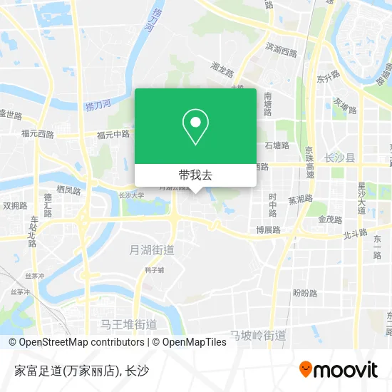 家富足道(万家丽店)地图