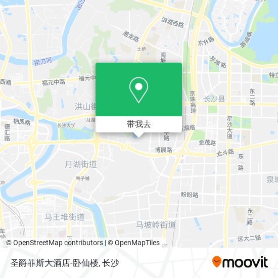 圣爵菲斯大酒店-卧仙楼地图