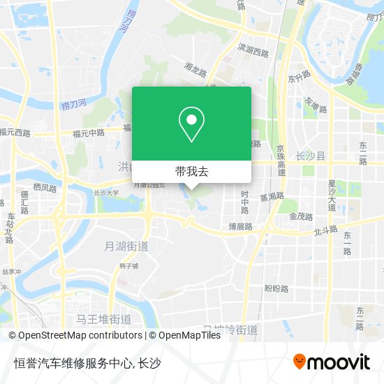 恒誉汽车维修服务中心地图
