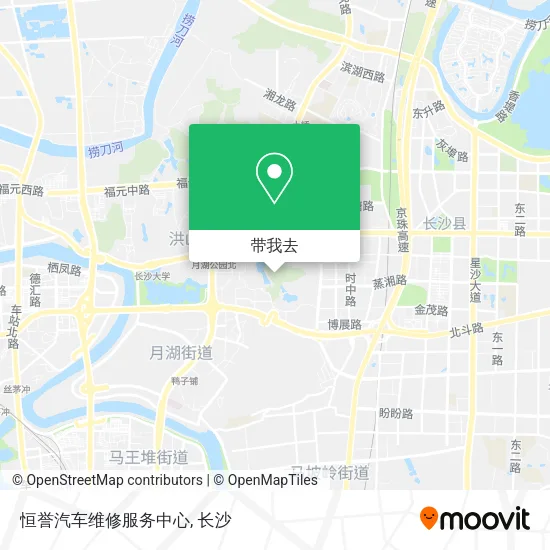 恒誉汽车维修服务中心地图