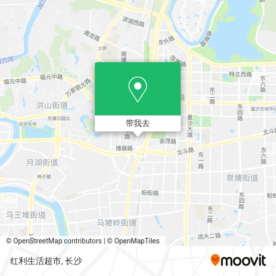 红利生活超市地图