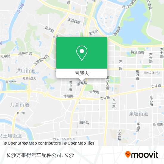 长沙万事得汽车配件公司地图