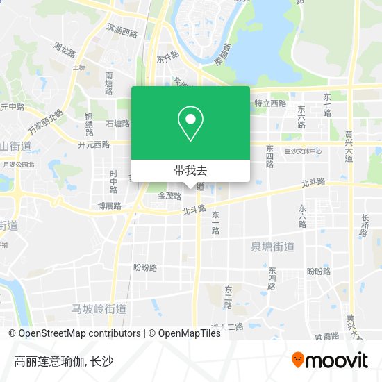 高丽莲意瑜伽地图
