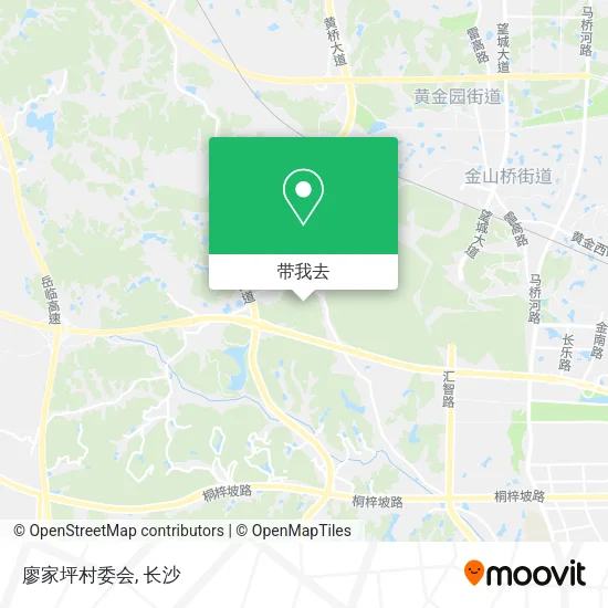 廖家坪村委会地图