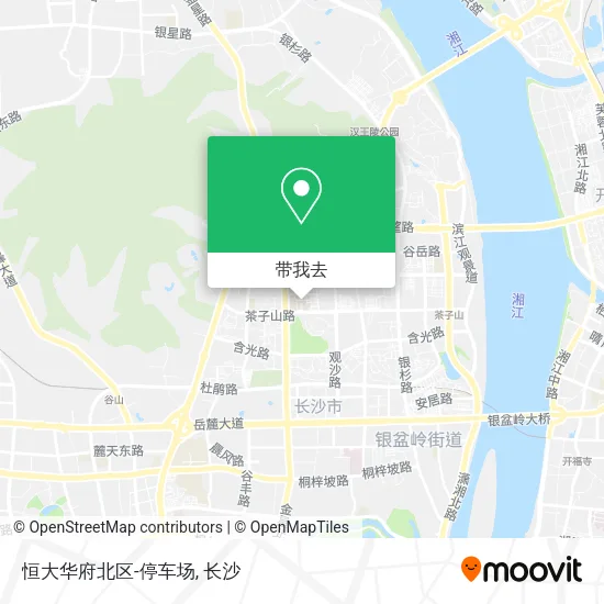 恒大华府北区-停车场地图