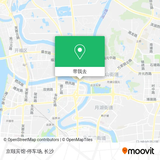 京颐宾馆-停车场地图