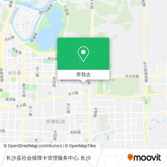 长沙县社会保障卡管理服务中心地图