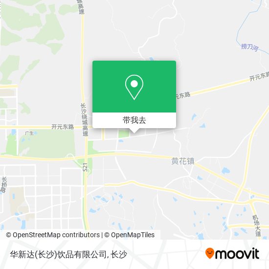 华新达(长沙)饮品有限公司地图