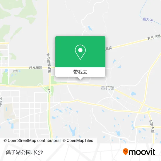 鸽子湖公园地图