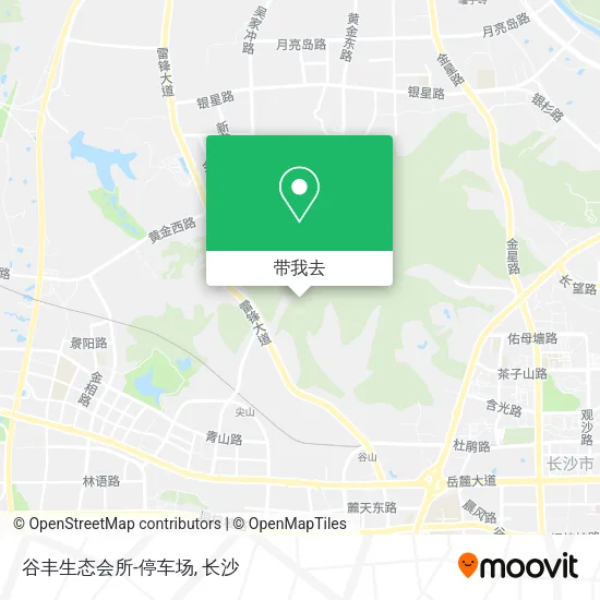 谷丰生态会所-停车场地图