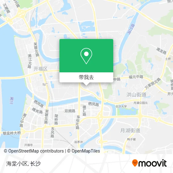 海棠小区地图