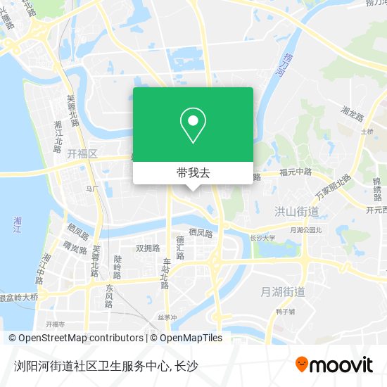 浏阳河街道社区卫生服务中心地图