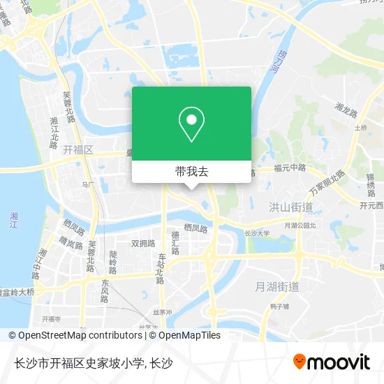 长沙市开福区史家坡小学地图