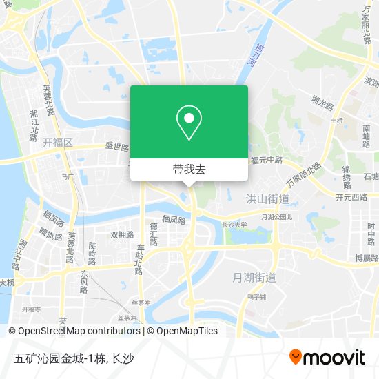 五矿沁园金城-1栋地图